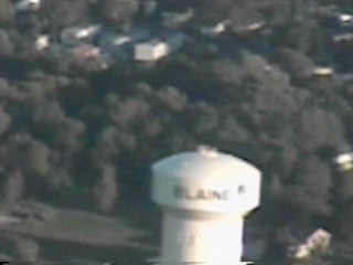 Just a water tower we flew over...