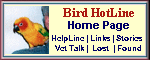 Report your lost or found bird. A fantastic website to help bird lovers!