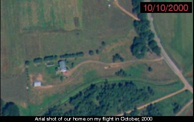 Ariel shot taken 10/10/2000 from my Cherokee single engine airplane at around 1200 feet