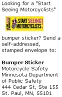 Free bumper stickers